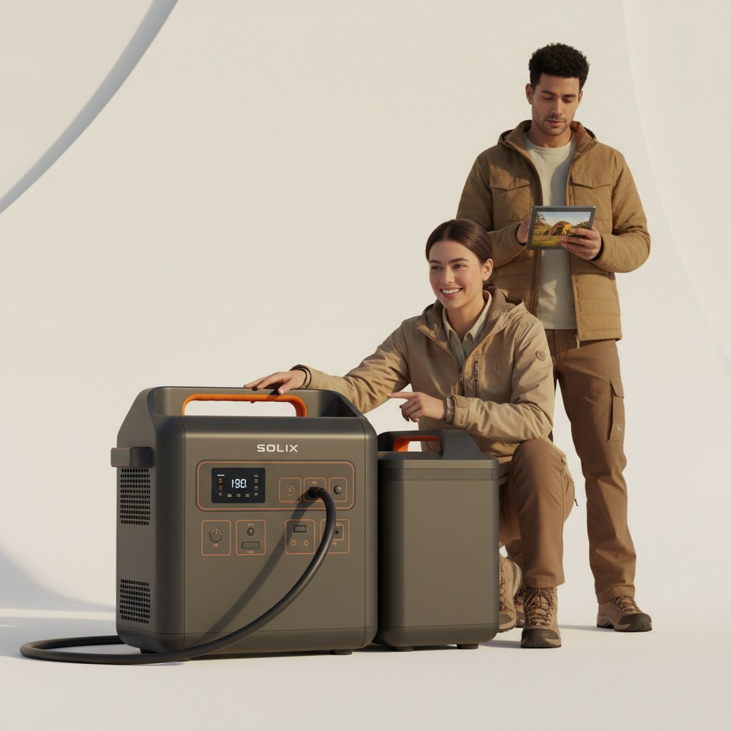 Anker SOLIX F3800 Portable Power Station and BP3800 Expansion Battery: Uninterrupted Power for Every Adventure and Emergency