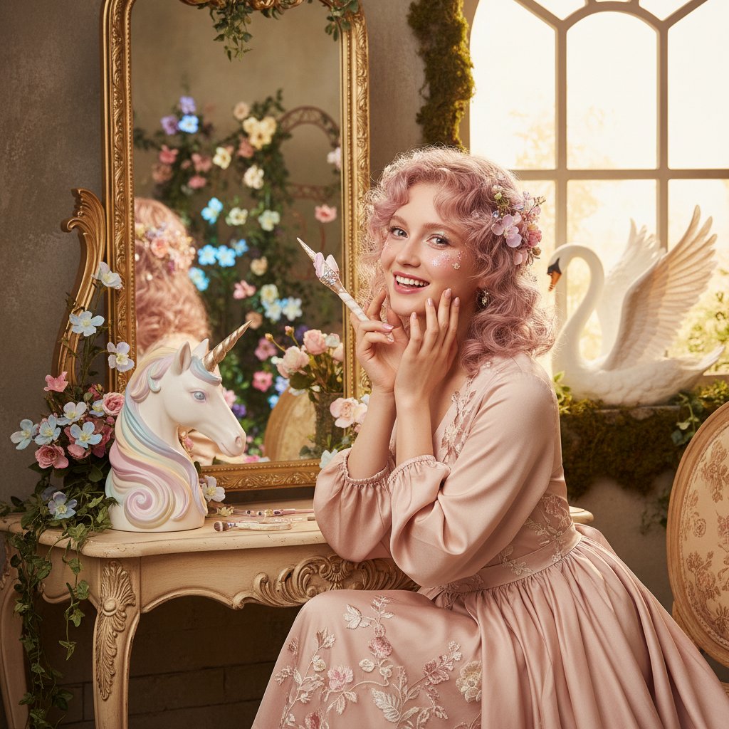 Flowerknows - Flowerknows: Unveiling the Enchanted Lookbook – A Portal to Fairytale Beauty