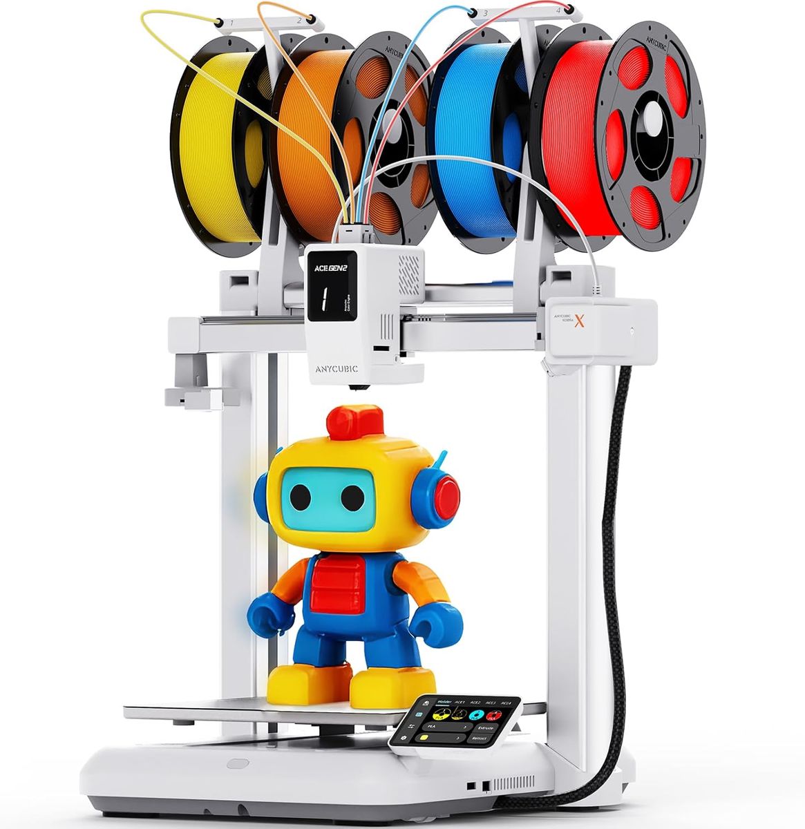 ANYCUBIC Kobra X: Mehrfarb-3D-Druck für Anfänger & Profis leicht gemacht