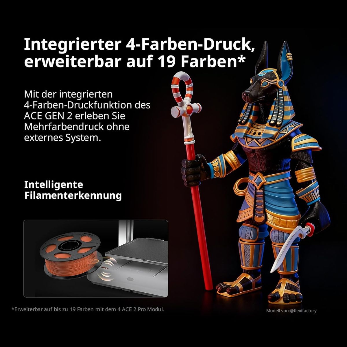 ANYCUBIC Kobra X: Mehrfarb-3D-Druck für Anfänger & Profis leicht gemacht