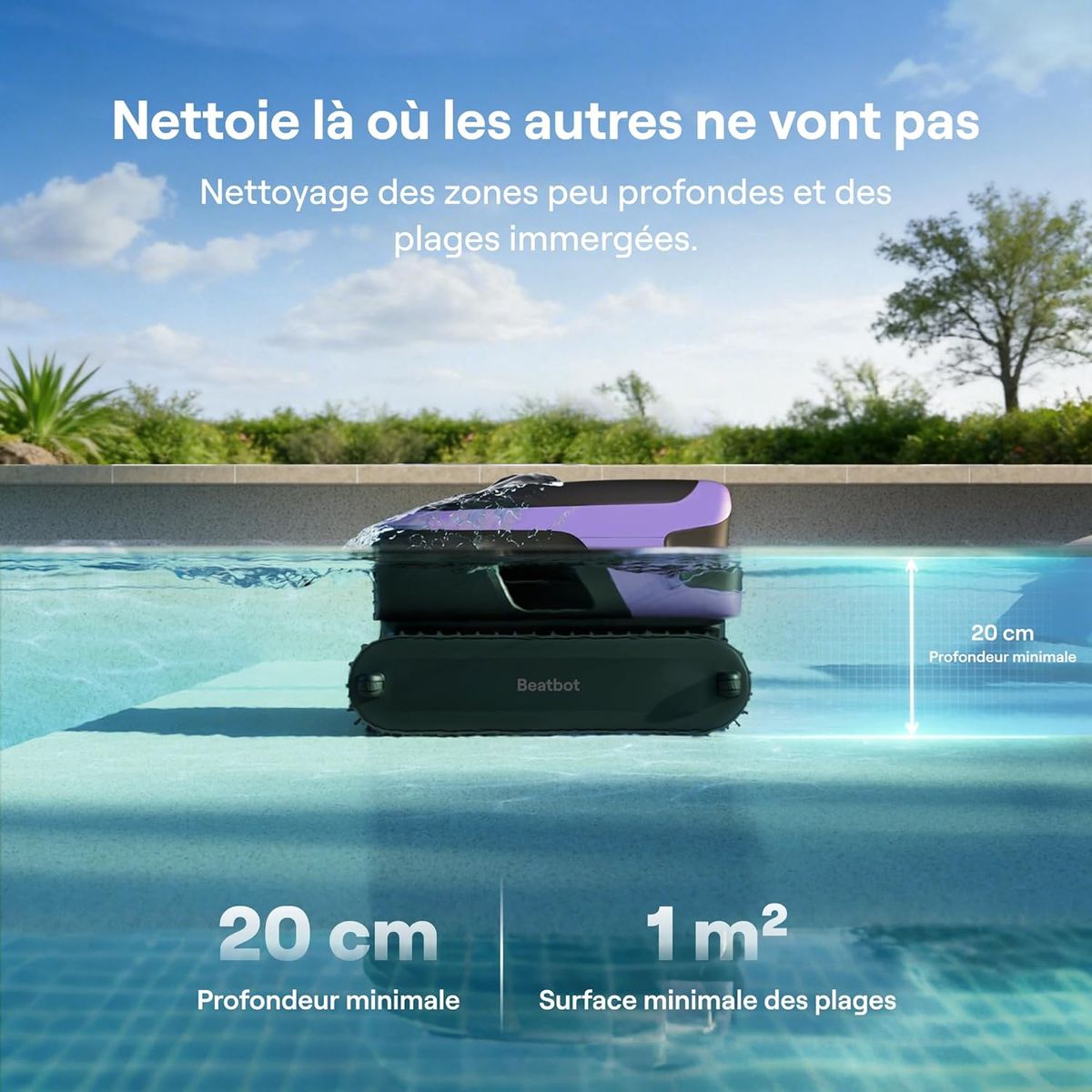 Beatbot Sora 70 : L'aspirateur robot 4-en-1 pour piscines parfaites