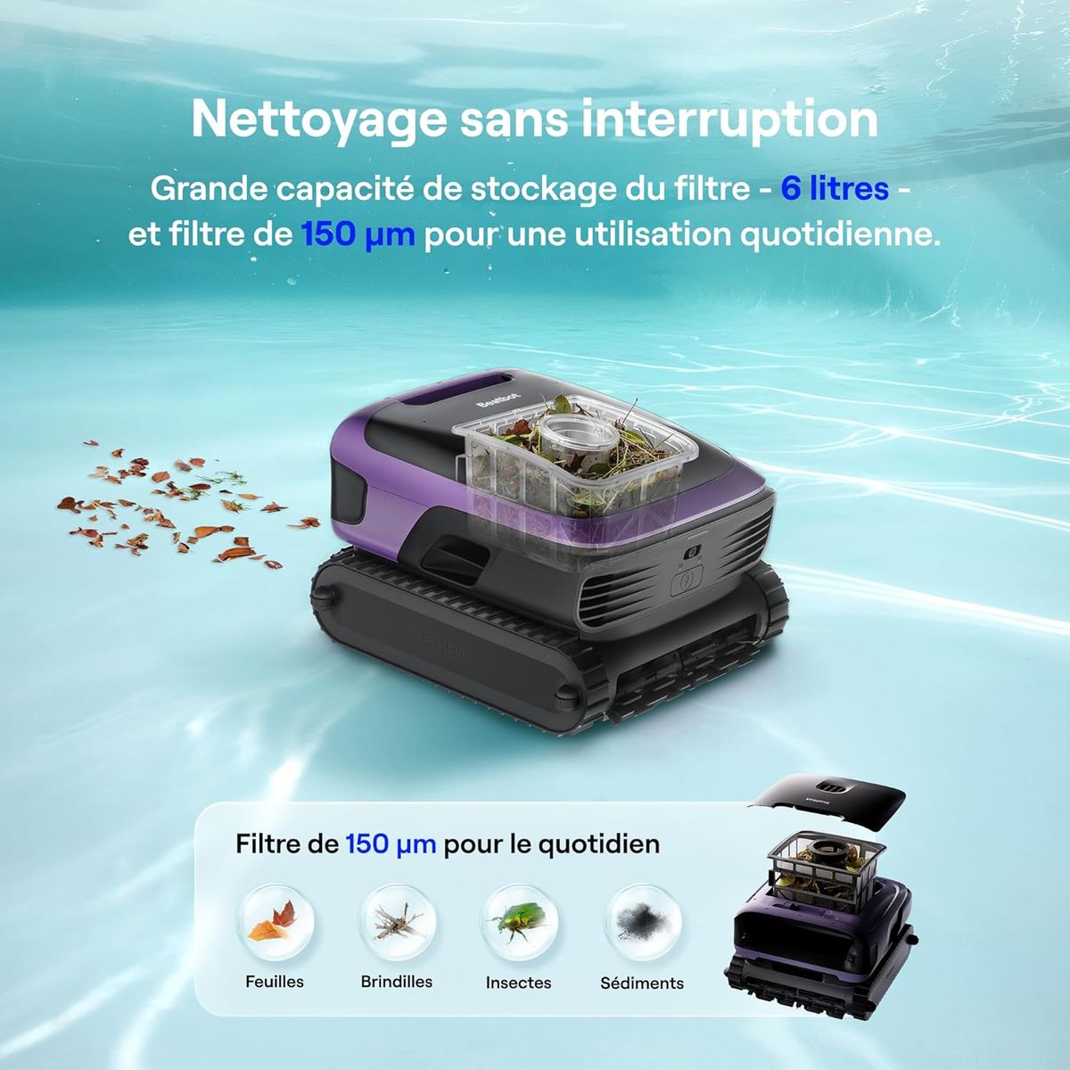 Beatbot Sora 70 : L'aspirateur robot 4-en-1 pour piscines parfaites