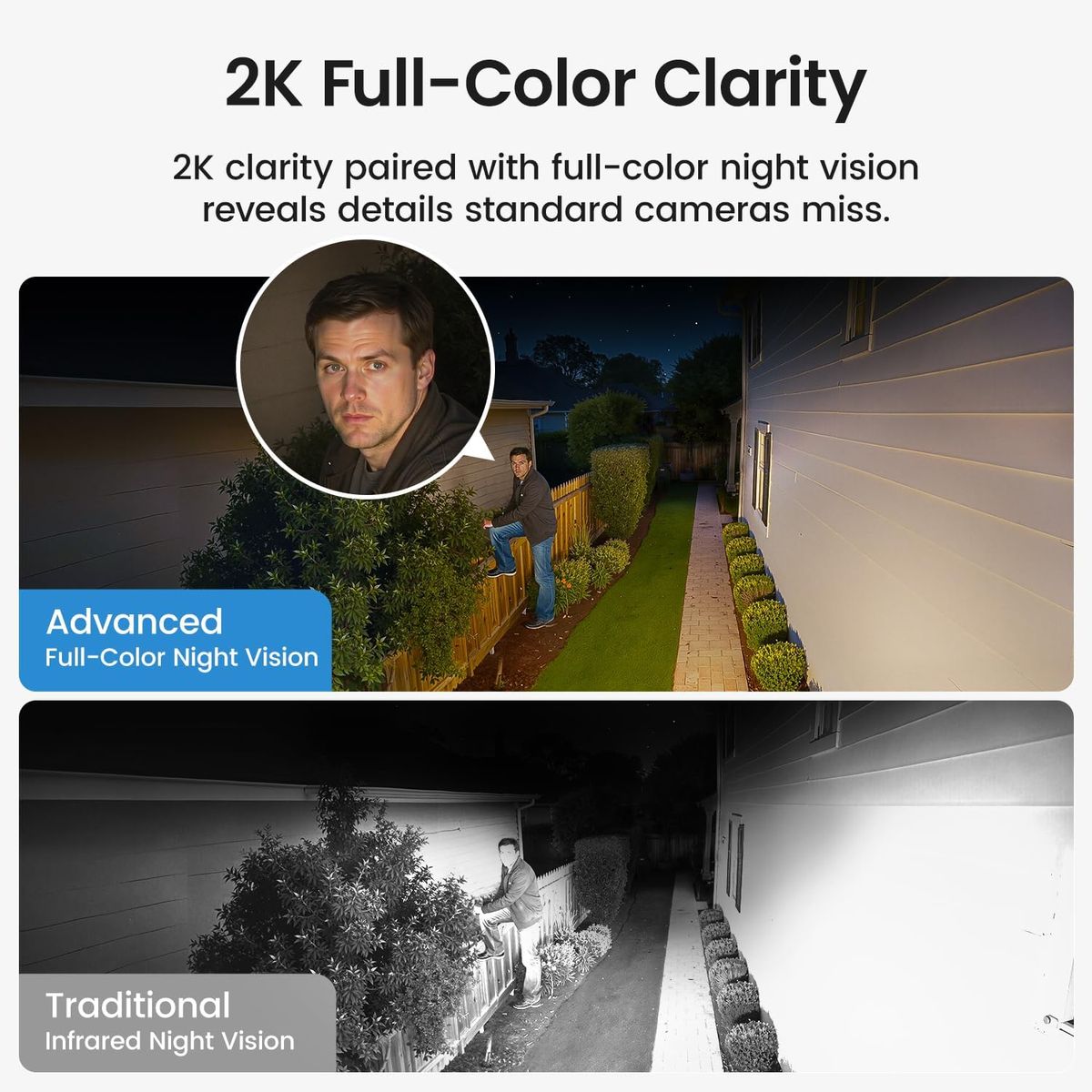 AOSU Solar Security Cameras: No Subscription, 360° Coverage