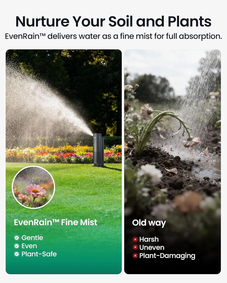 Aiper IrriSense 2: Smart 4-in-1 Watering for Lawns up to 4,800 sq.ft.