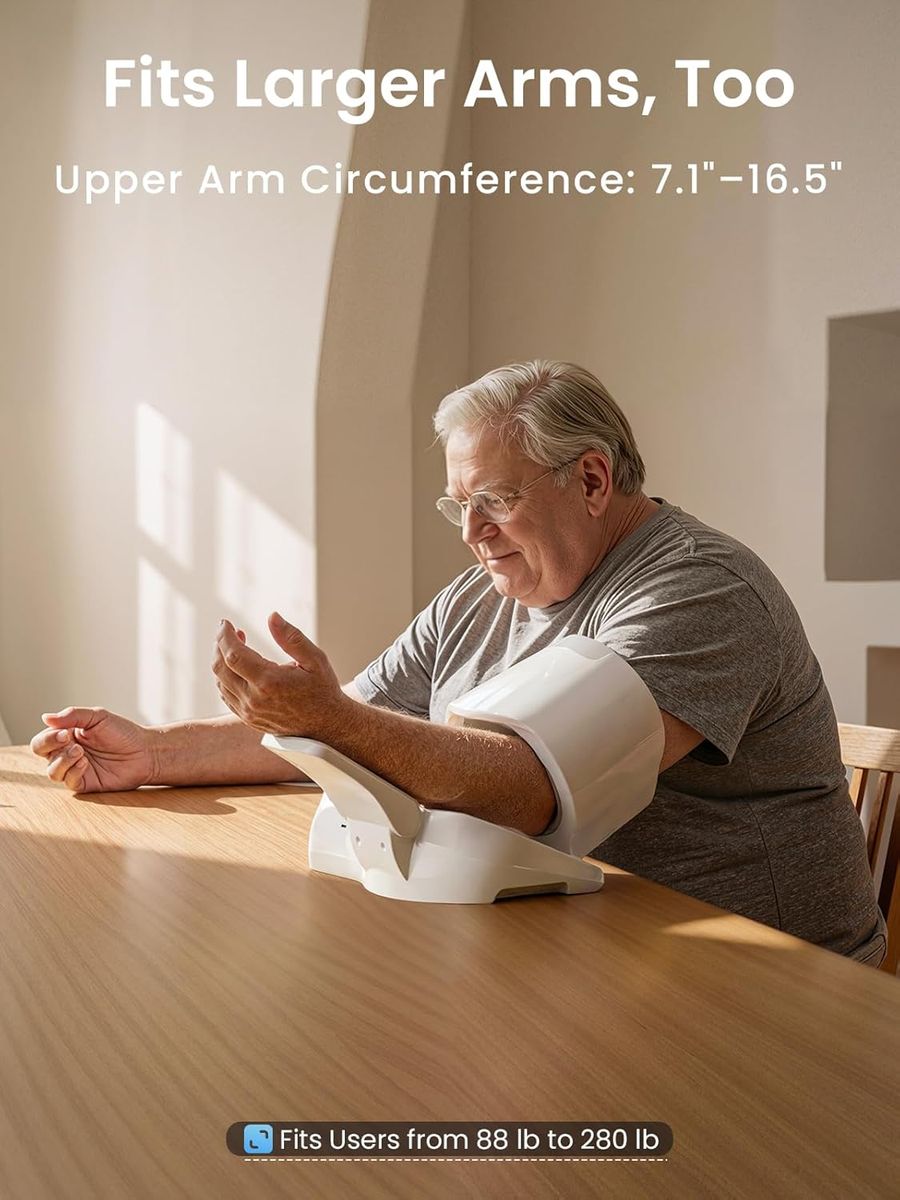 CAVN One-Touch Barrel-Type Blood Pressure Monitor: Smart Home Health