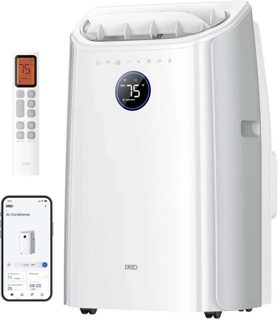 DREO Portable Air Conditioner 515S: Quiet, Smart, Drainage-Free Comfort