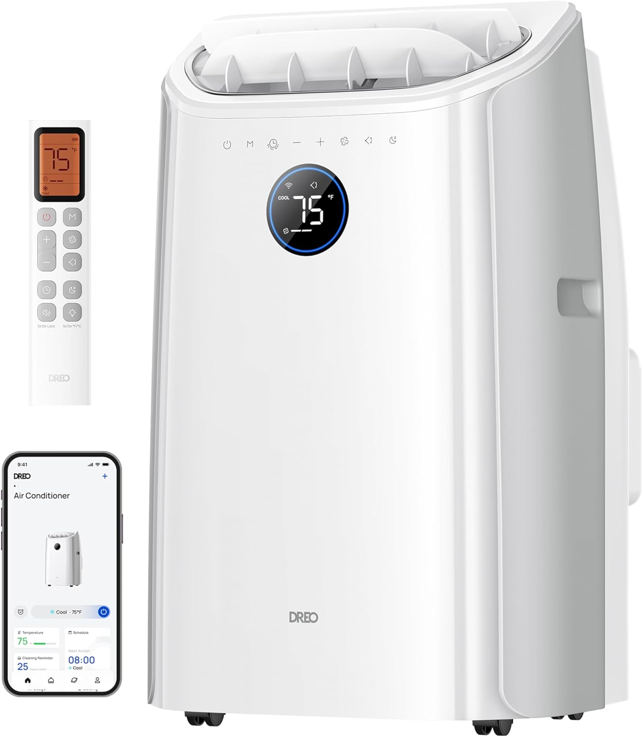 DREO Portable Air Conditioner 515S: Quiet, Smart, Drainage-Free Comfort