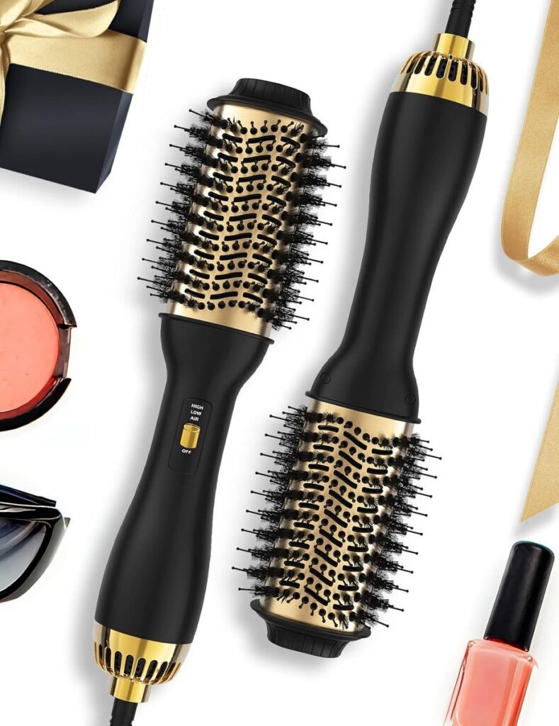 LANDOT Hair Blow Dryer Brush - 60mm Oval Volumizer