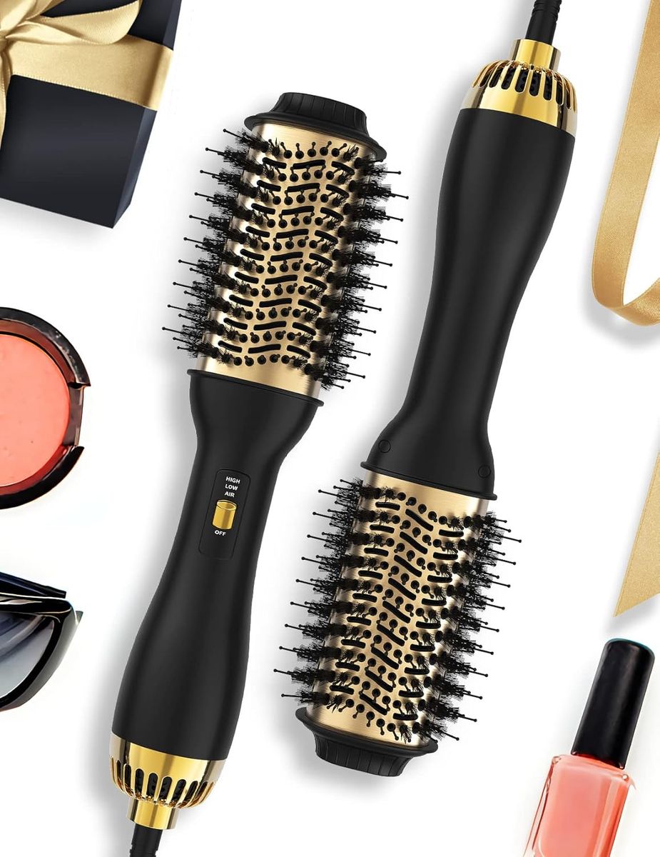 LANDOT Hair Blow Dryer Brush - 60mm Oval Volumizer