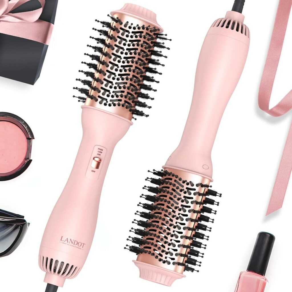LANDOT Hair Blow Dryer Brush: One-Step Volumizer & Styler