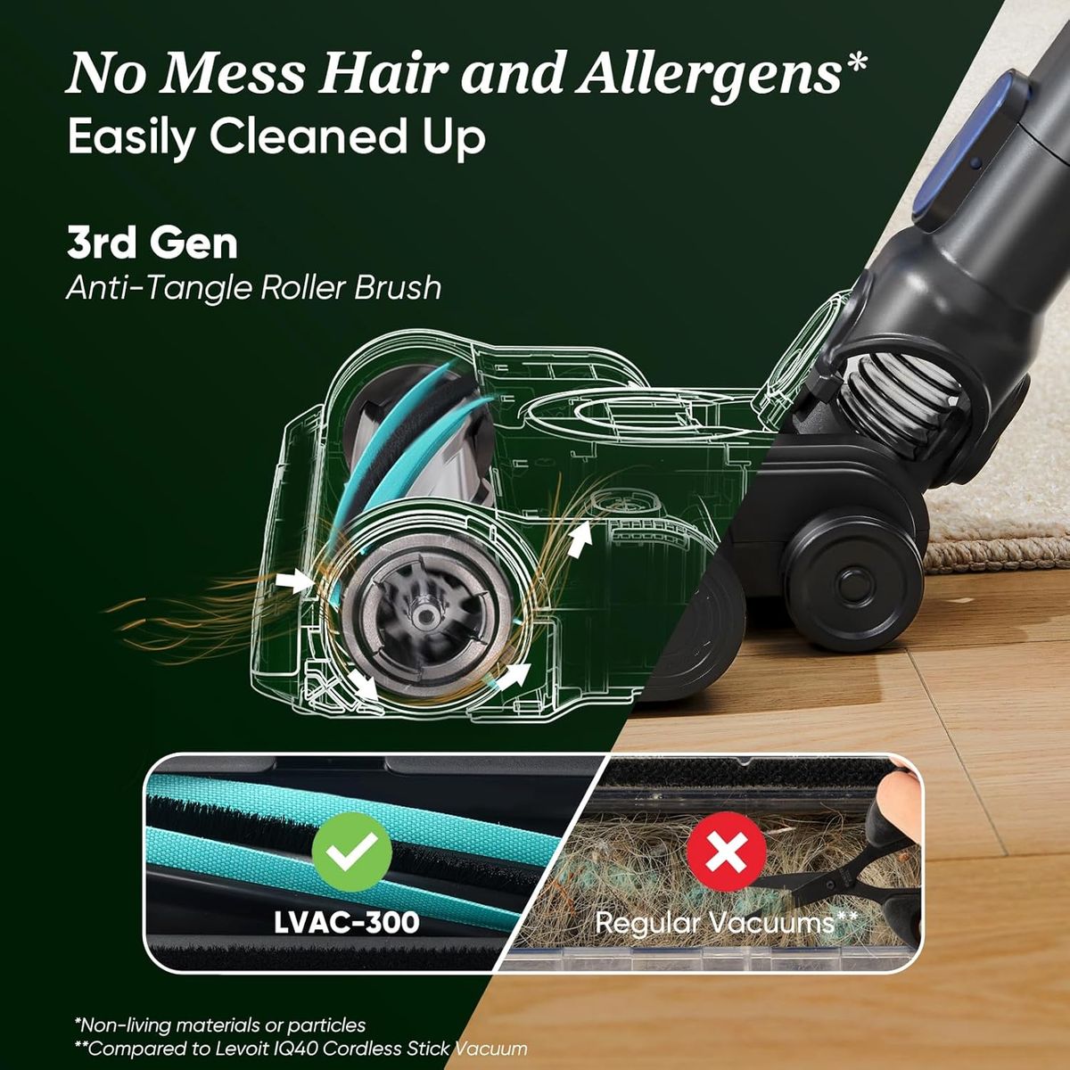 LEVOIT Cordless Vacuum: Powerful, Lightweight, 60-Min Runtime