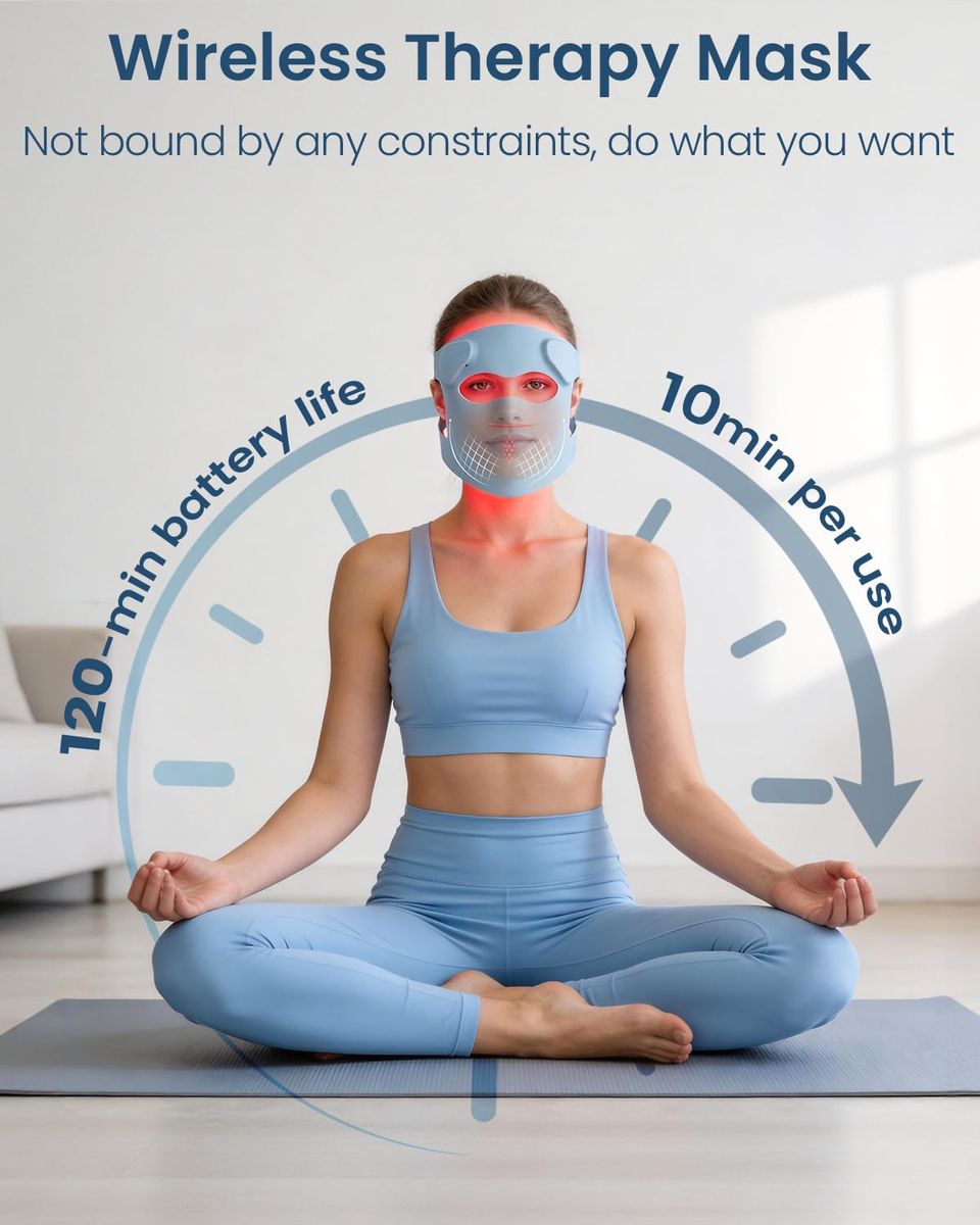 MISFANS Jorking FDA-Cleared Red Light Therapy Mask
