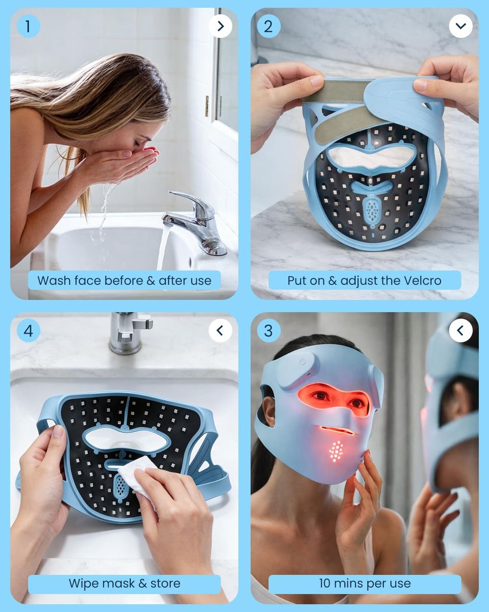 MISFANS Jorking FDA-Cleared Red Light Therapy Mask