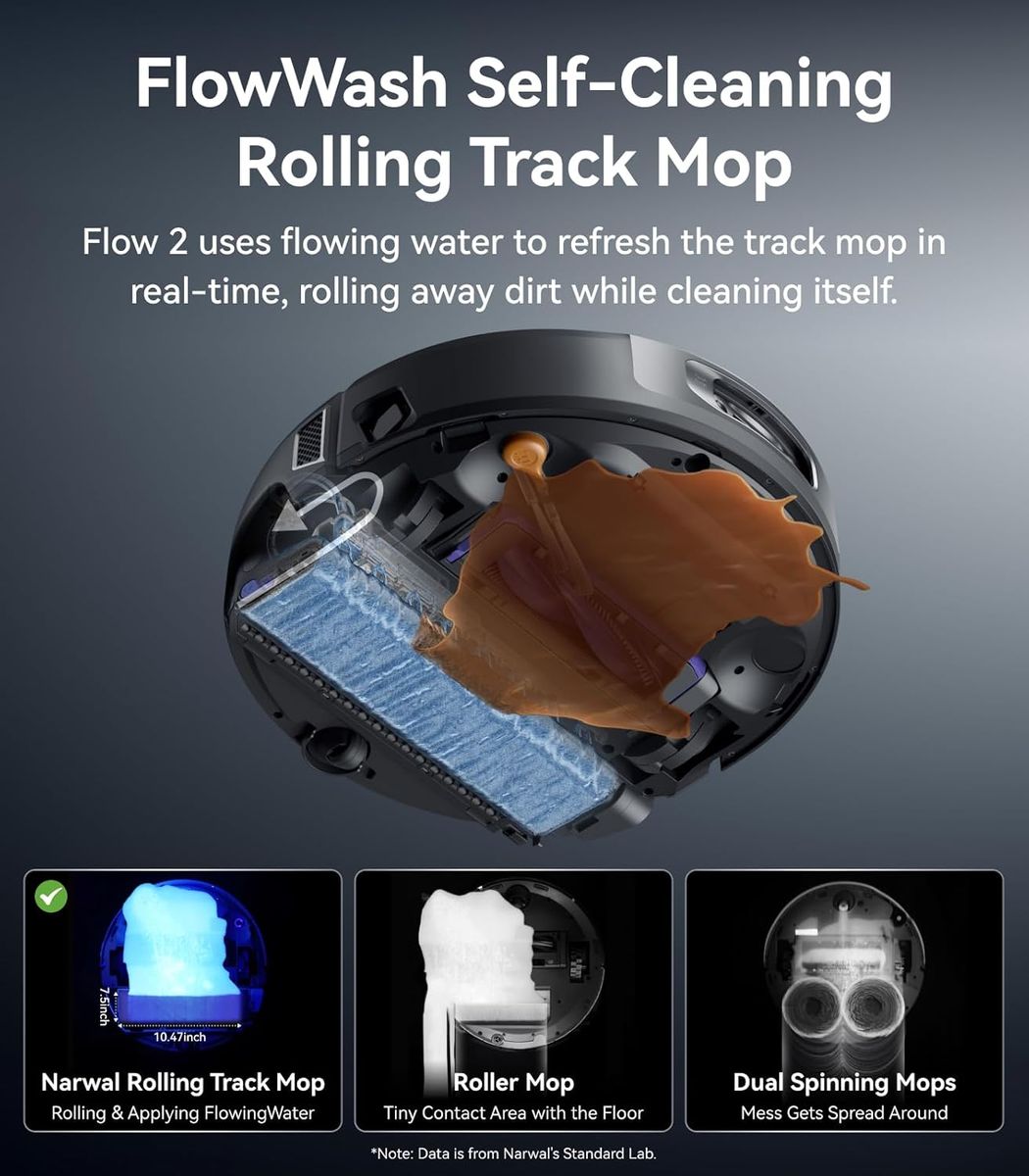 Narwal Flow 2 Robot Vacuum & Mop Combo: Unrivaled Clean, Effortless Living