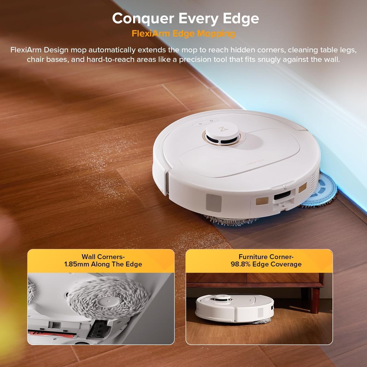 Roborock Qrevo S5V: Unmatched Cleaning with FlexiArm Edge Mopping