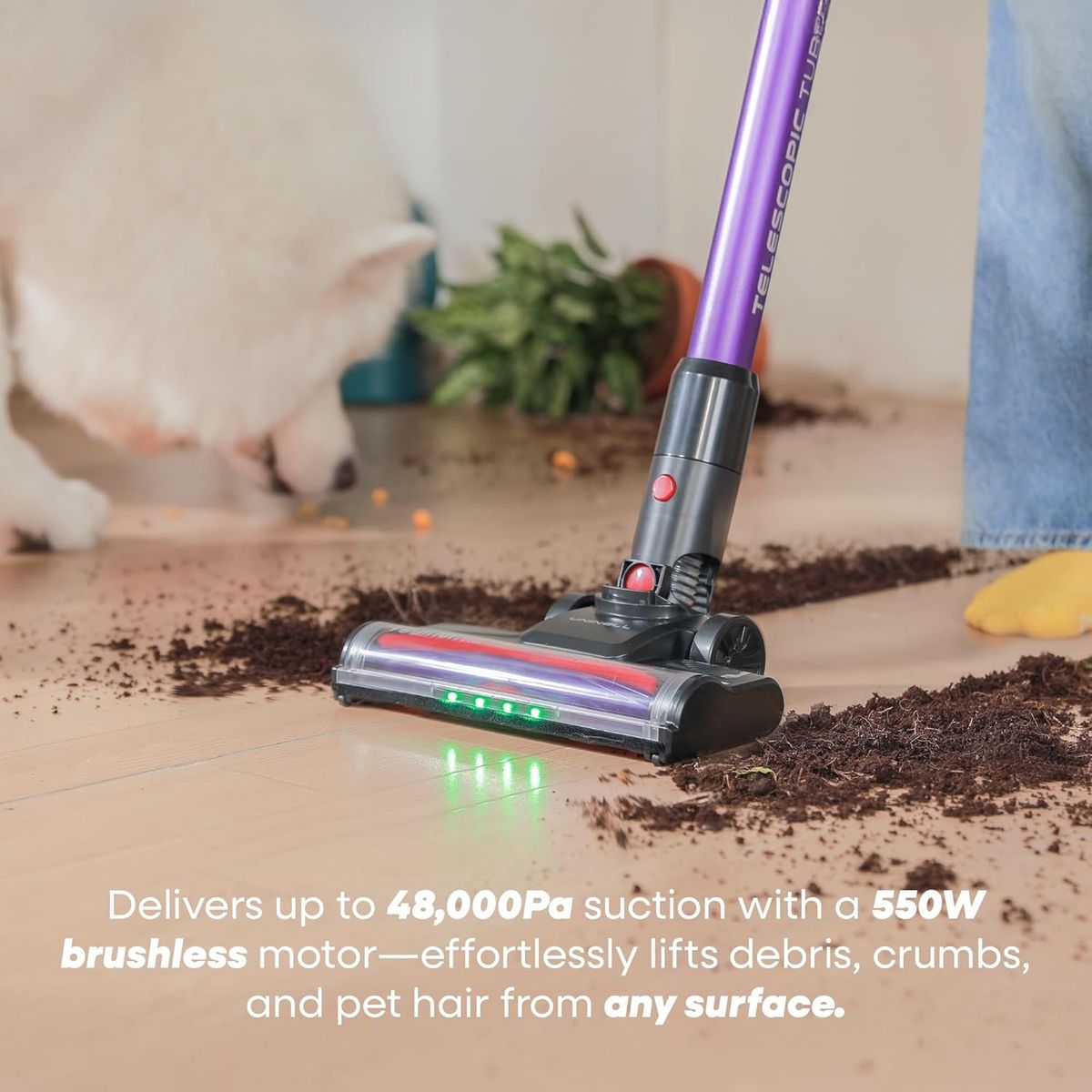 UNINELL HOME UV2: 48000Pa, 65Min Runtime Cordless Vacuum