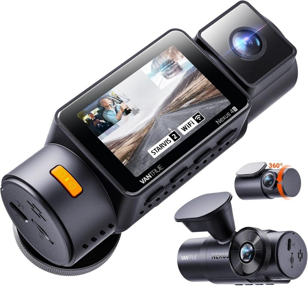Vantrue New N4S: Superior 3-Channel Dash Cam with STARVIS 2 Night Vision