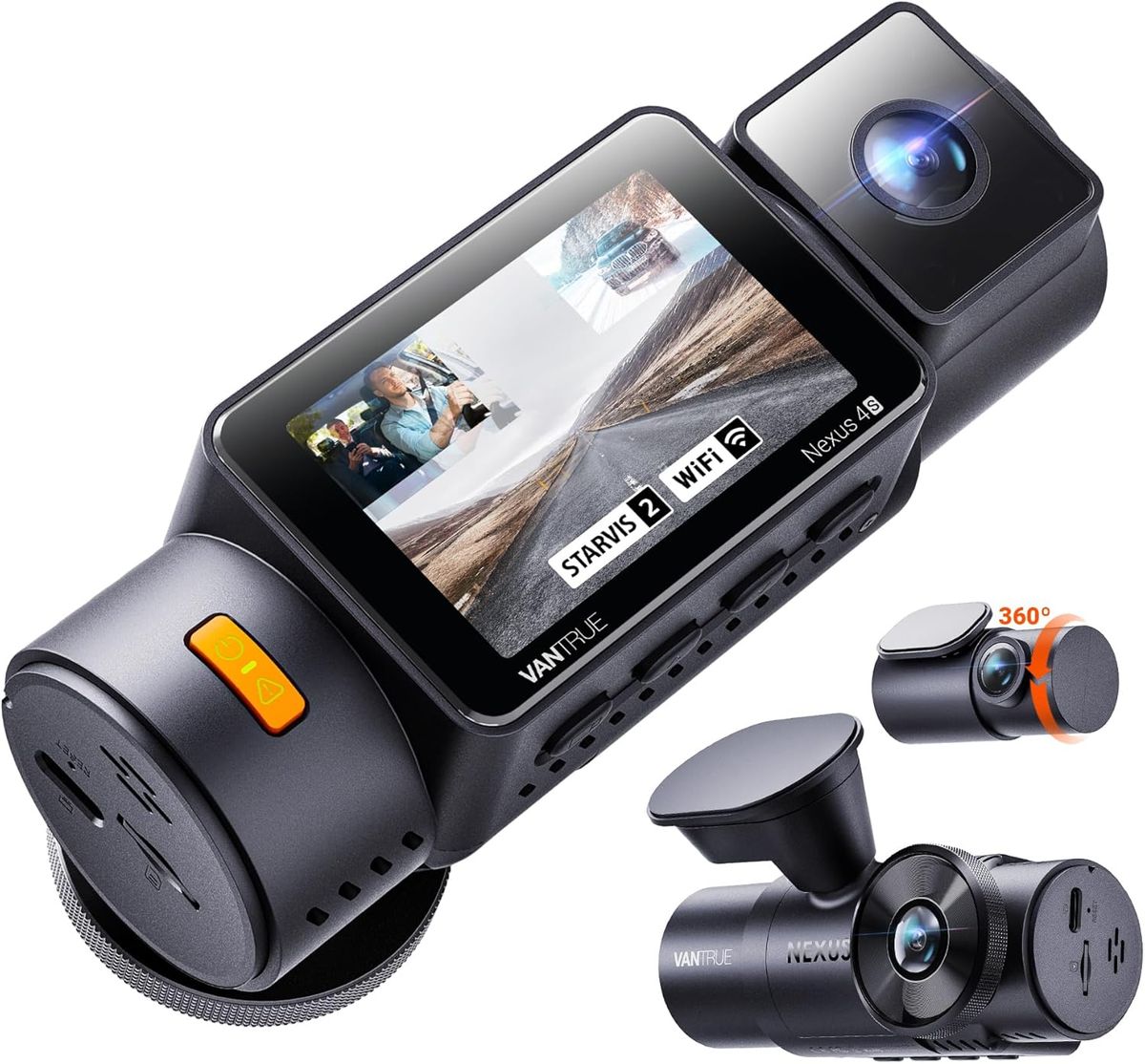 Vantrue New N4S: Superior 3-Channel Dash Cam with STARVIS 2 Night Vision