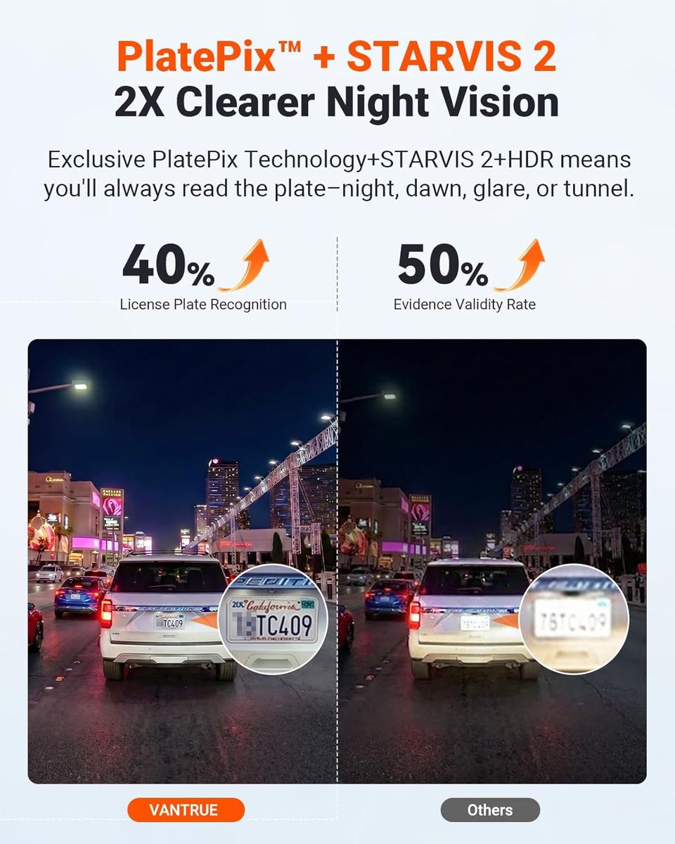 Vantrue New N4S: Superior 3-Channel Dash Cam with STARVIS 2 Night Vision