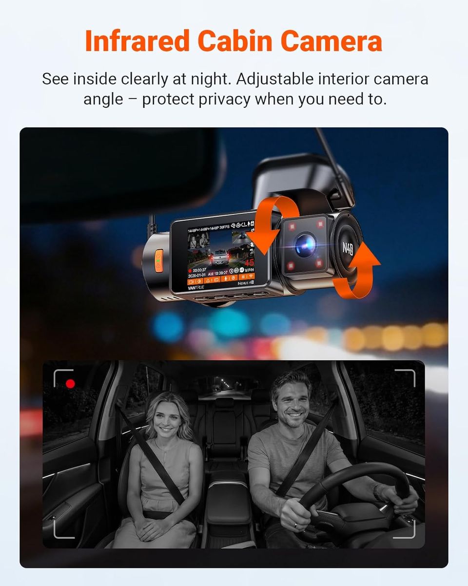 Vantrue New N4S: Superior 3-Channel Dash Cam with STARVIS 2 Night Vision
