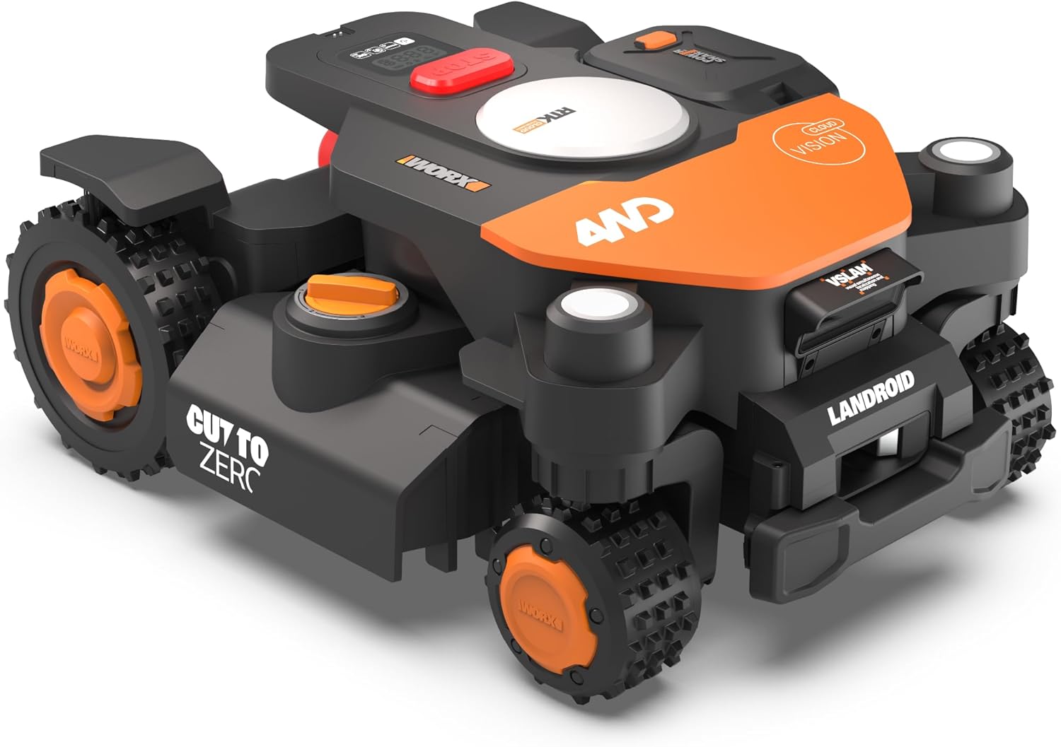WORX Landroid Vision Cloud 4WD: Wire-Free Mowing & AI for 1/2 Acre