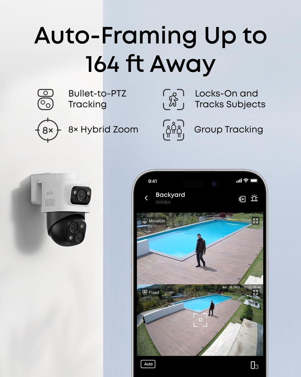 eufy Security S4 Max: 4K NVR System, PoE, Triple-Lens PTZ, 24/7