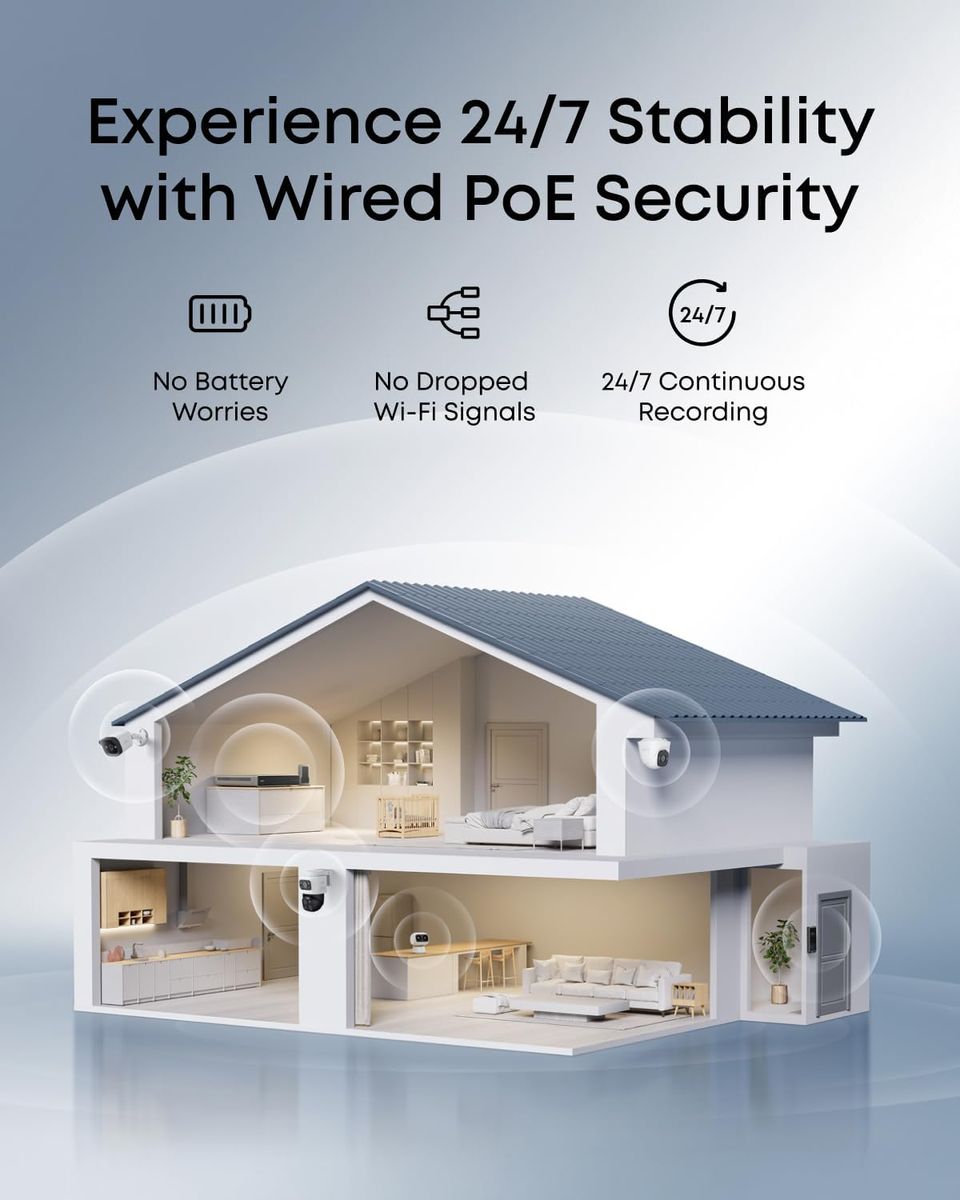 eufy Security S4 Max: 4K NVR System, PoE, Triple-Lens PTZ, 24/7