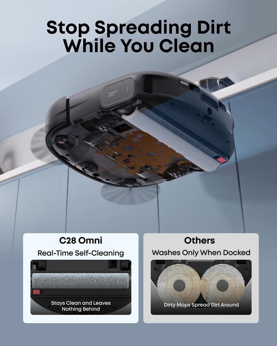 eufy C28 Robot Vacuum & Mop: Power, Precision, & Pet-Friendly