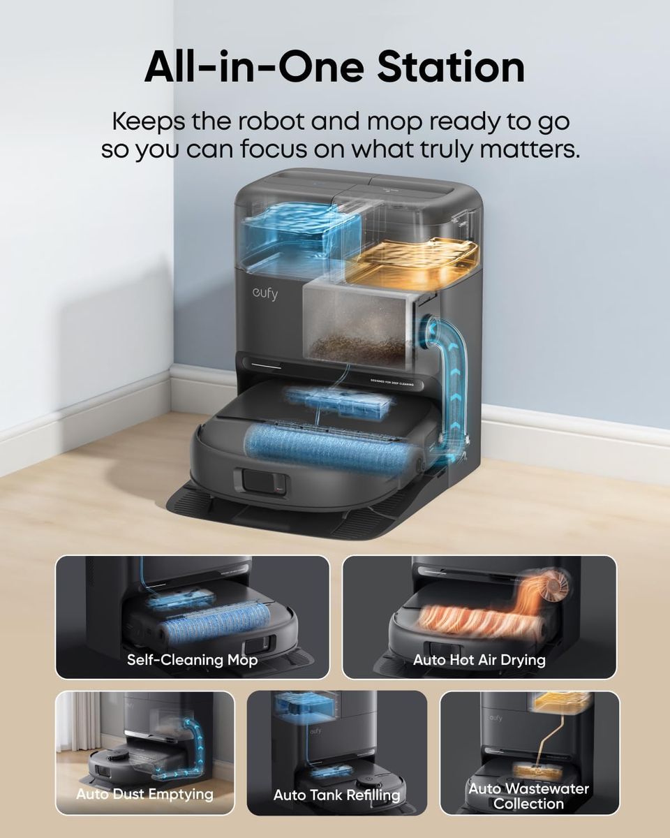 eufy C28 Robot Vacuum & Mop: Power, Precision, & Pet-Friendly