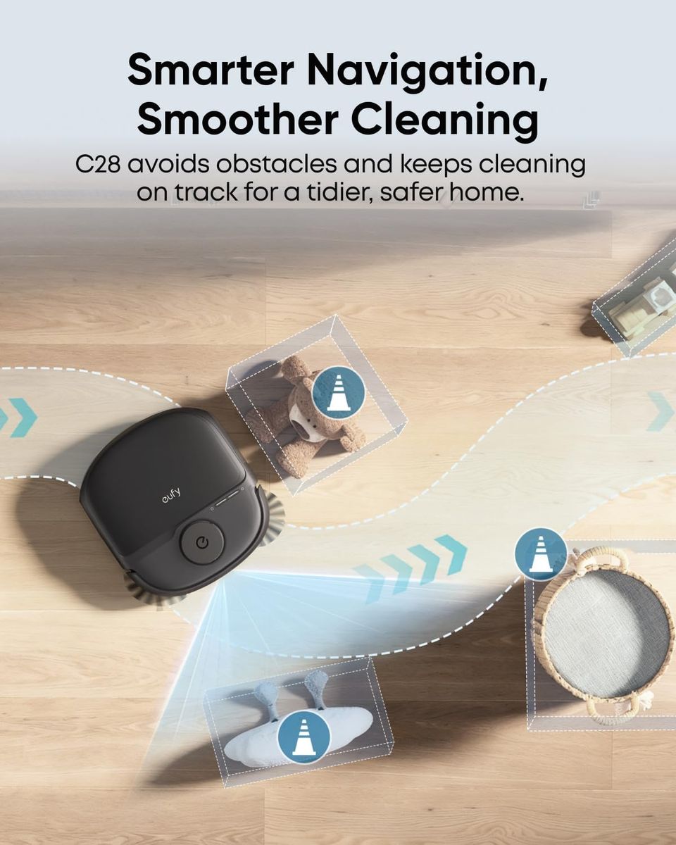 eufy C28 Robot Vacuum & Mop: Power, Precision, & Pet-Friendly