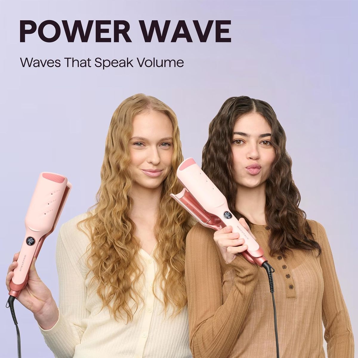 wavytalk Power Wave Hair Crimper: Effortless Waves, Less Damage
