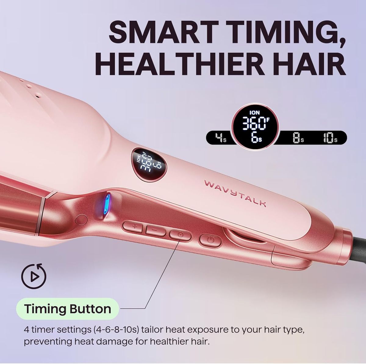 wavytalk Power Wave Hair Crimper: Effortless Waves, Less Damage