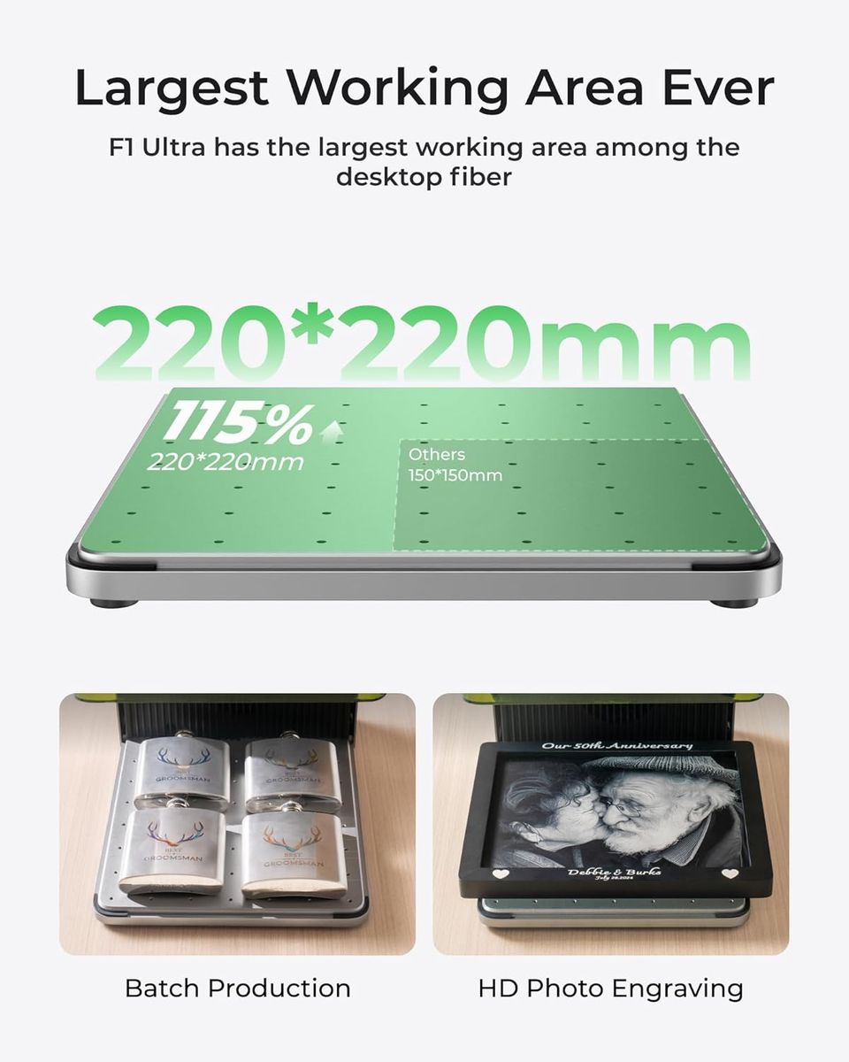 xTool F1 Ultra: Dual Laser Engraver, Ultra-Fast, Smart Camera