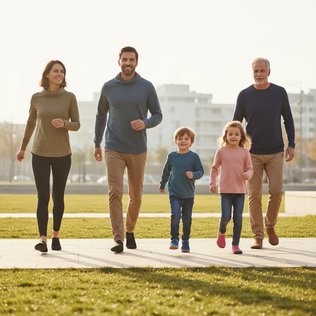 De für die ganze Familie: Gemeinsam in Bewegung