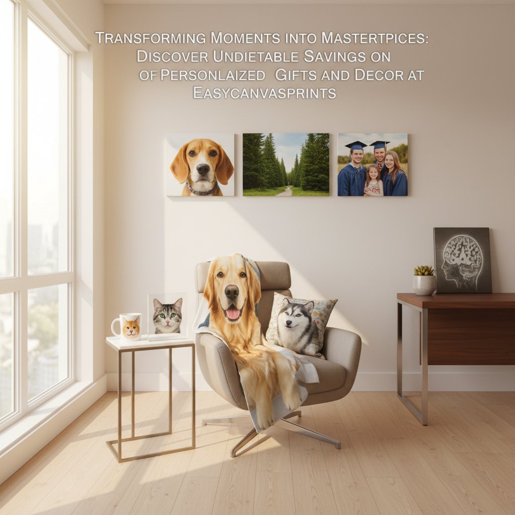 Transforming Moments into Masterpieces: Discover Unbeatable Savings on Personalized Gifts and Decor at Easycanvasprints