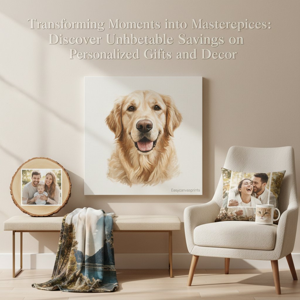 Easycanvasprints - Transforming Moments into Masterpieces: Discover Unbeatable Savings on Personalized Gifts and Decor at Easycanvasprints