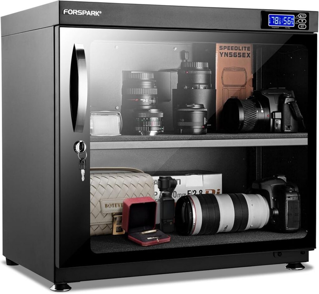 Forspark ORSPARK 80L Dual-Core Camera Dehumidifier Dry Cabinet
