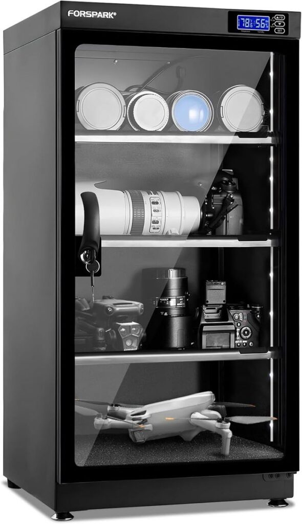 Forspark ORSPARK 100L Dual-Core Camera Dehumidifier Dry Cabinet