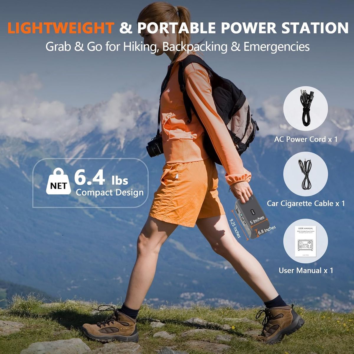 ALLWEI 300W Portable Power Station: Your Cozy Power Companion