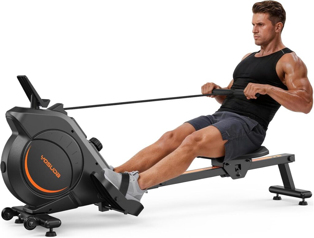 YOSUDA Magnetic Rower: Smooth, Quiet Home Workouts