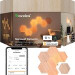 Nanoleaf Elements SMK 7PK – Natural Wood Smart Lighting