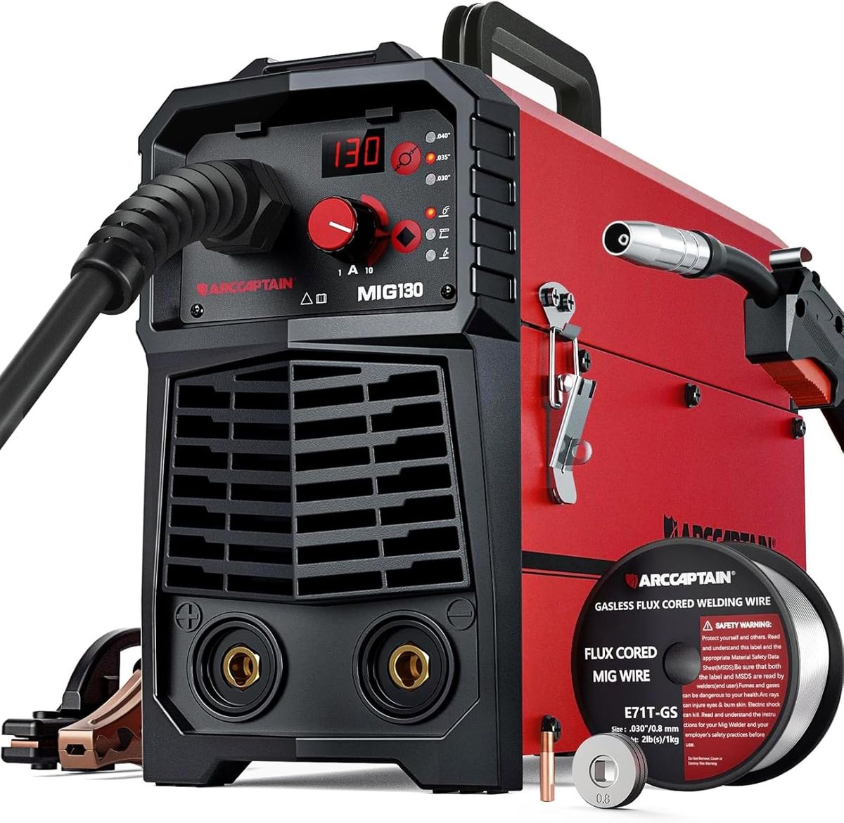 ARCCAPTAIN 130A MIG Welder: Power Meets Portability