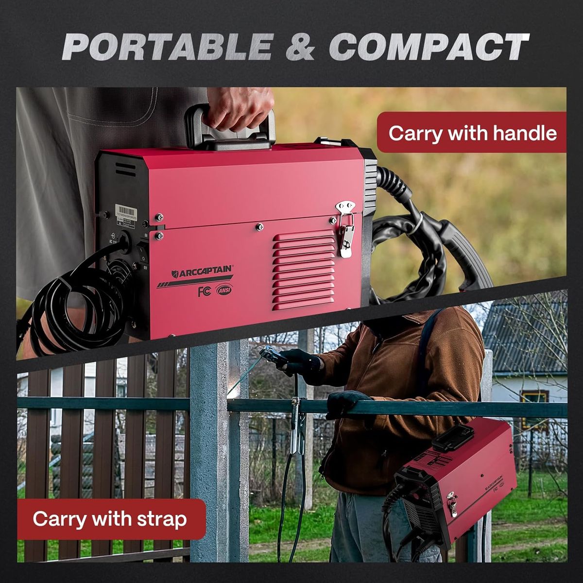 ARCCAPTAIN 130A MIG Welder: Power Meets Portability