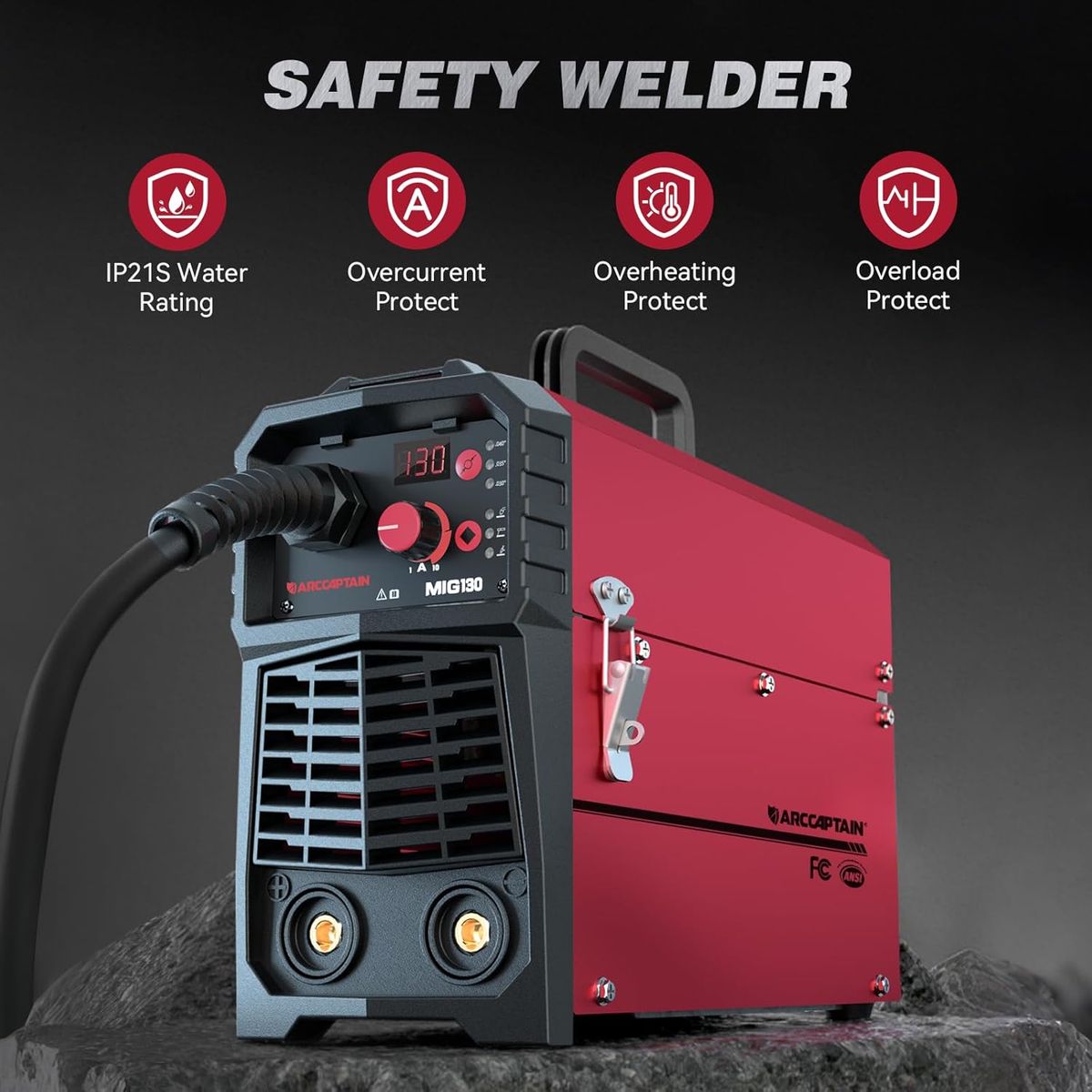 ARCCAPTAIN 130A MIG Welder: Power Meets Portability