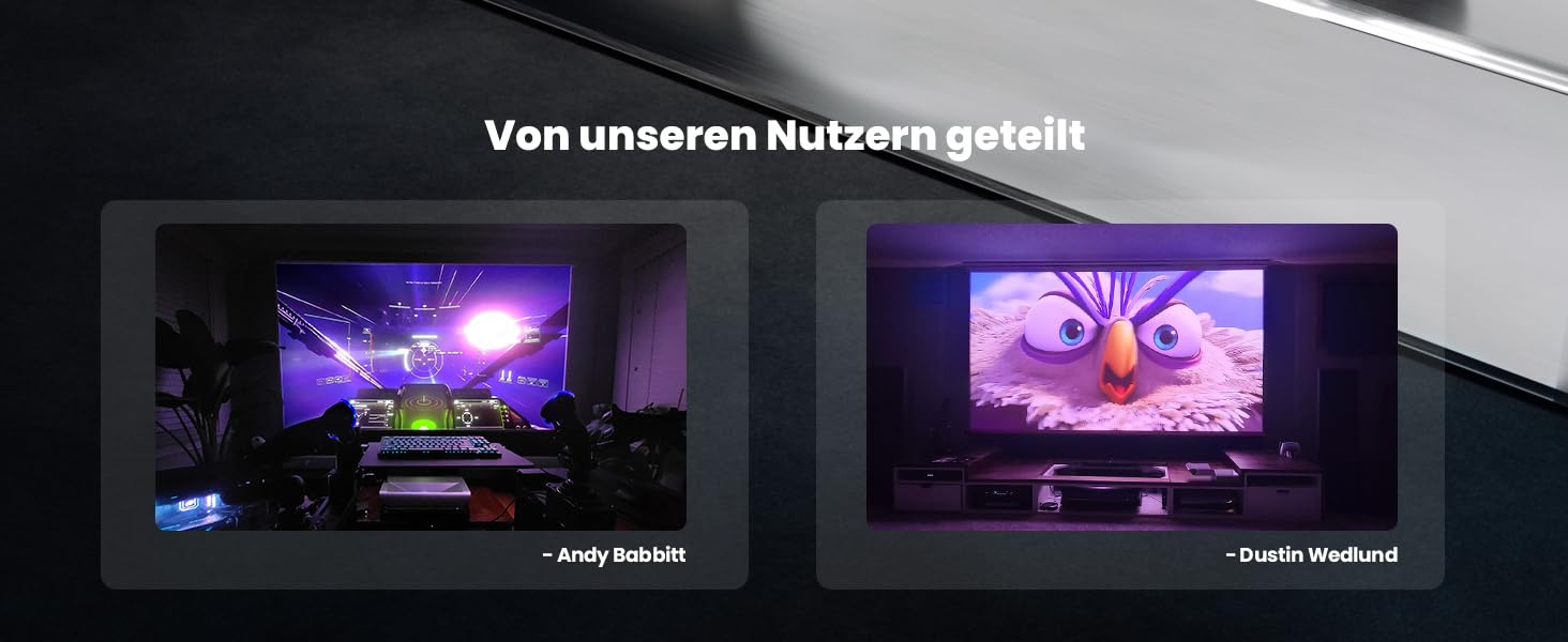 AWOL VISION LTV-2500: 4K RGB Ultrakurzdistanz Laser-TV