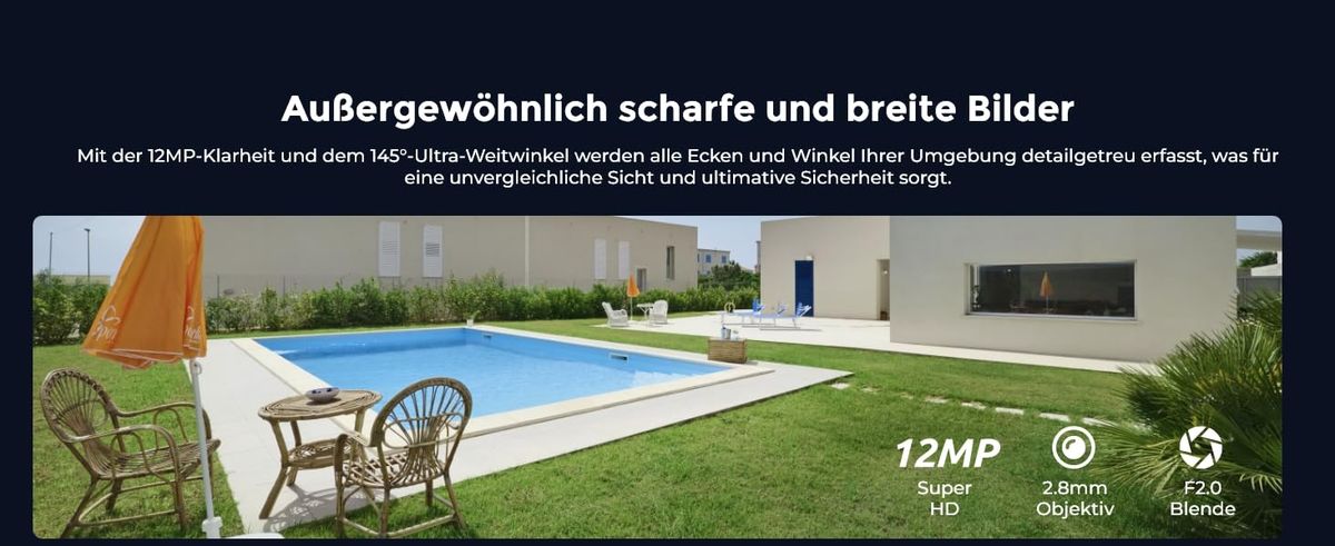 Reolink RLK8-1200V4: Perfekte 4K Sicherheit für Ihr Zuhause