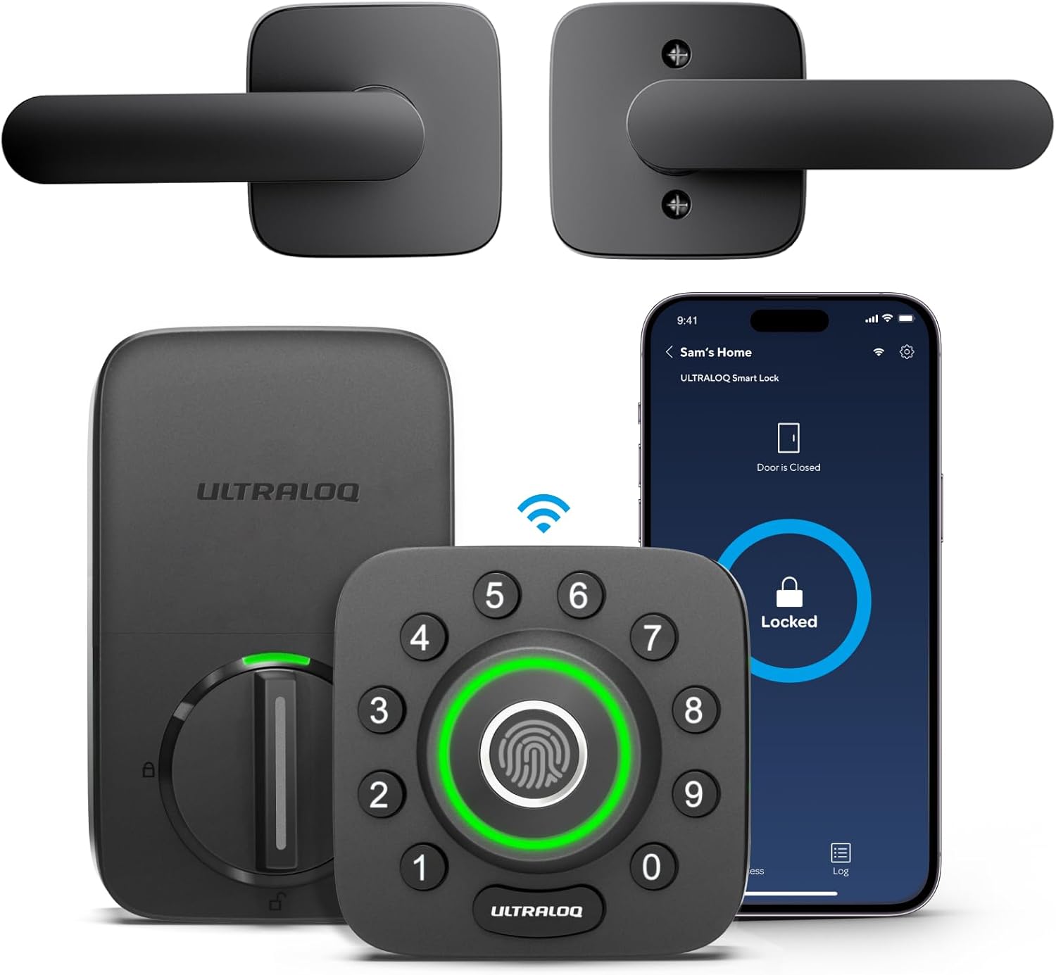 ULTRALOQ U-Bolt Pro WiFi Smart Lock: Keyless Entry with Auto-Lock