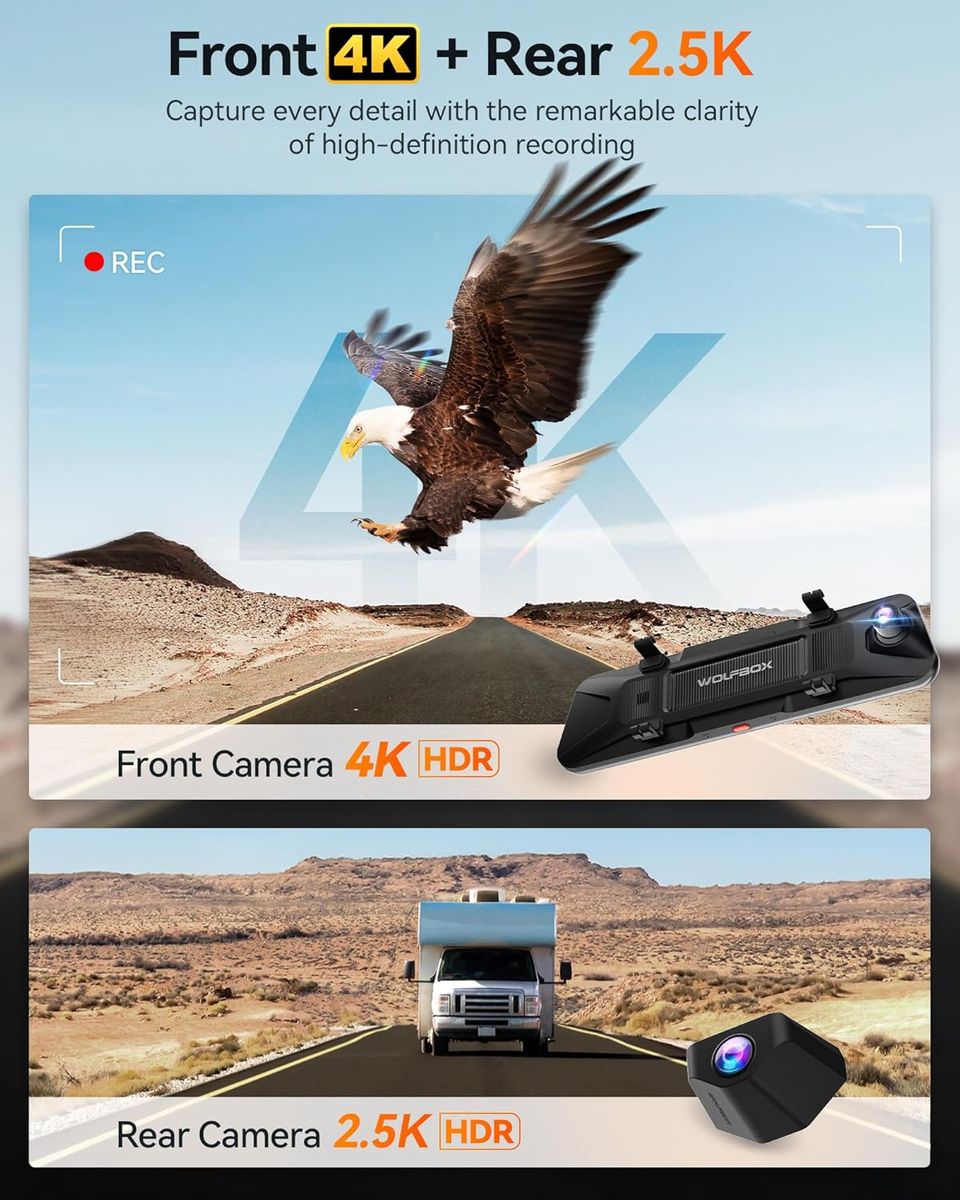 WOLFBOX G900PRO: Drive with Confidence, Capture Every Moment