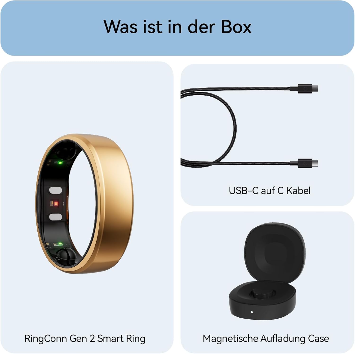RingConn Gen 2 Smart Ring – Oro Rosa: Ihr Gesundheitsbegleiter
