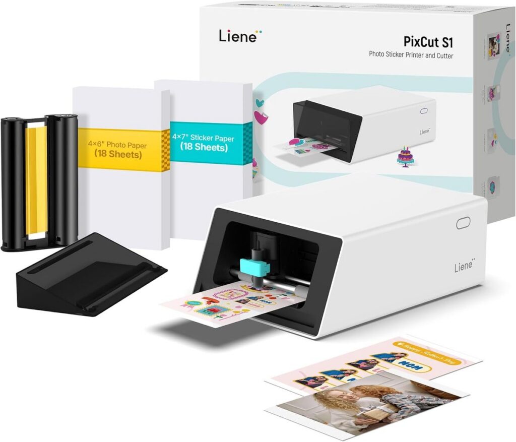 137954 Liene PixCut S1: Precision Sticker Printer & Cutter